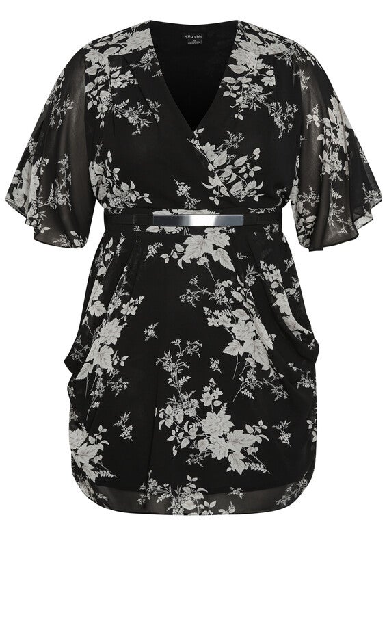 Bouquet Mini Dress - black, MINI, alternate image number null
