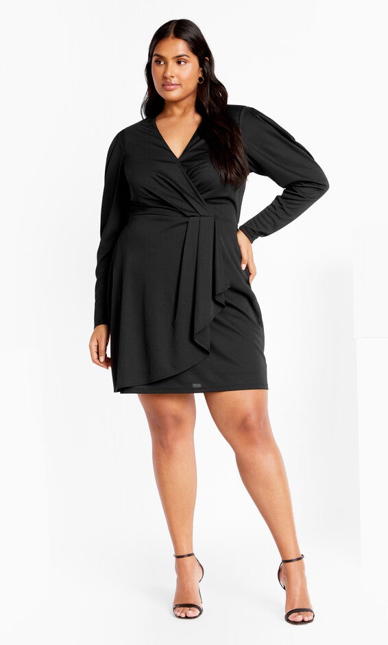 Hayley Dress - black, BLACK, hi-res image number null