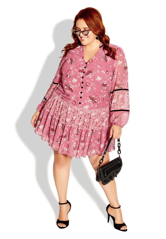 Laura Dress - pink, PINK, hi-res image number null