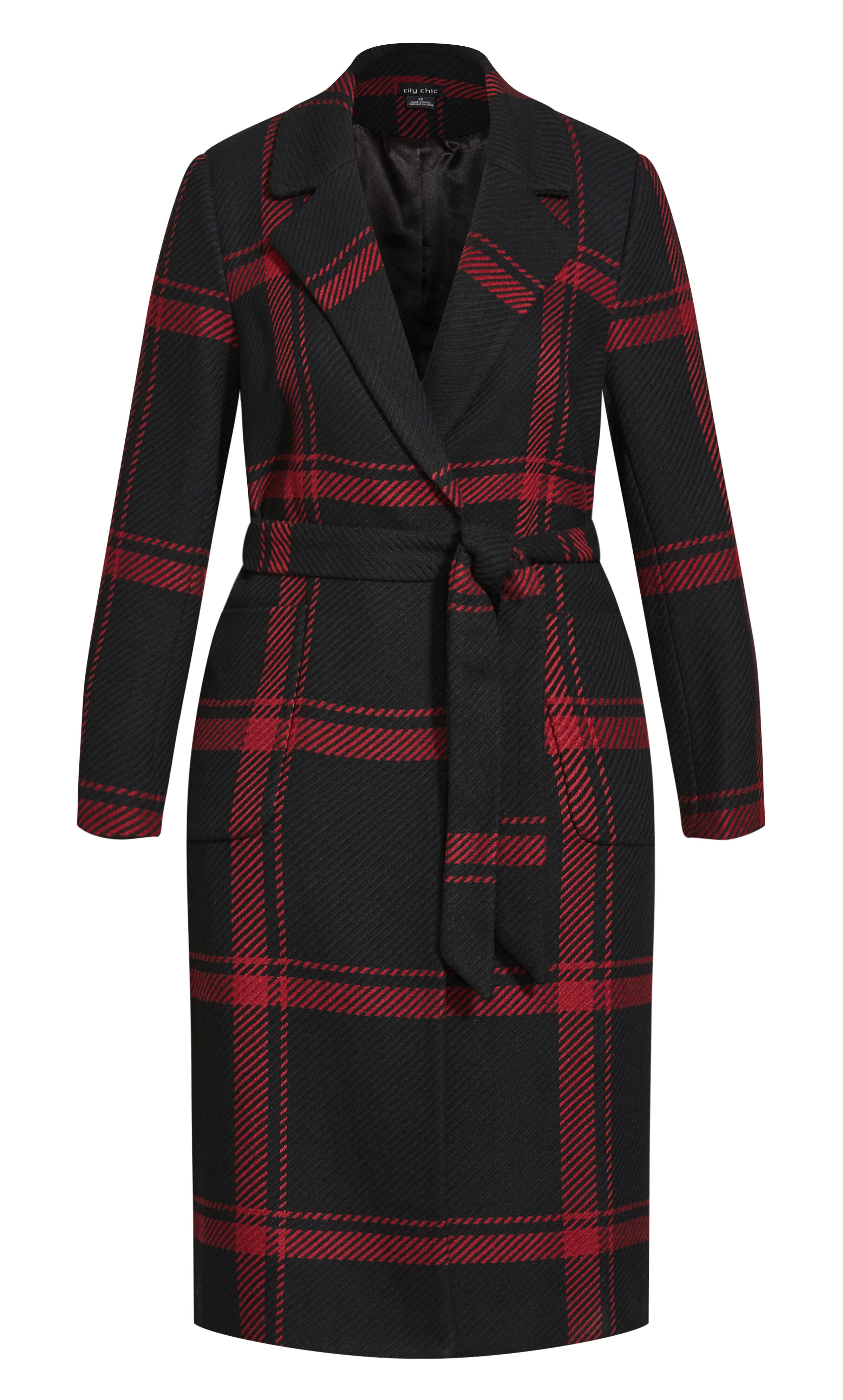 Checkmate Coat - ruby, RED, alternate image number 5