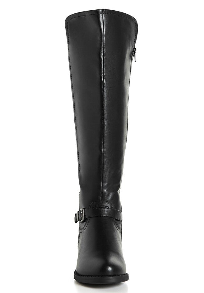 Ivory Tall Boot, BLACK, alternate image number 4