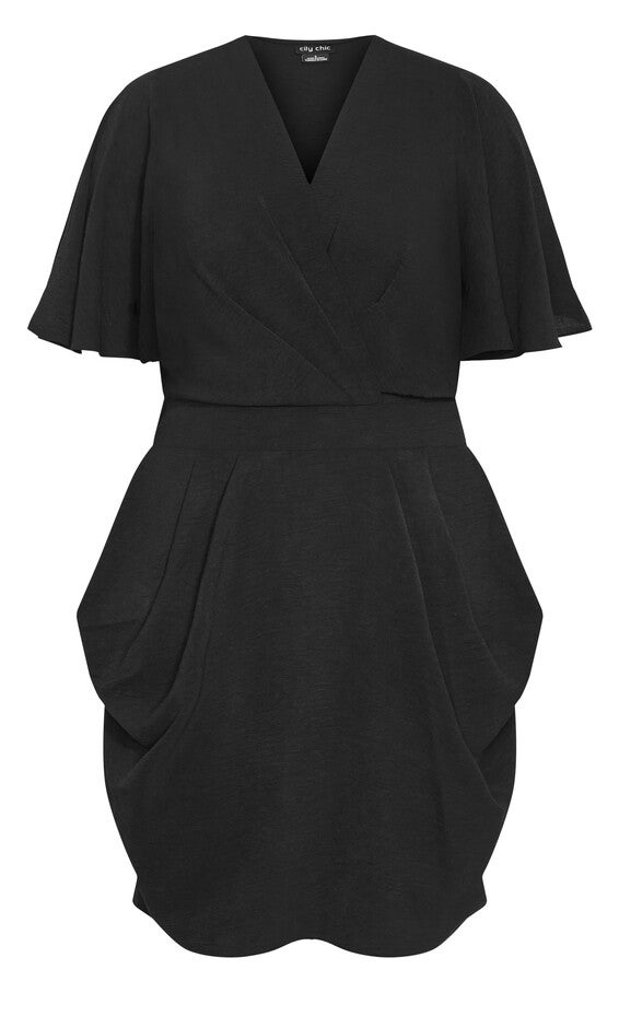 Braelynn Short Dress - black, BLACK, alternate image number 3