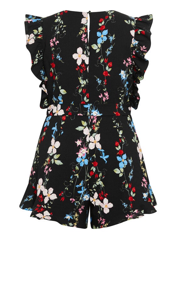 Fee Print Playsuit - black, FLORAL, alternate image number 4