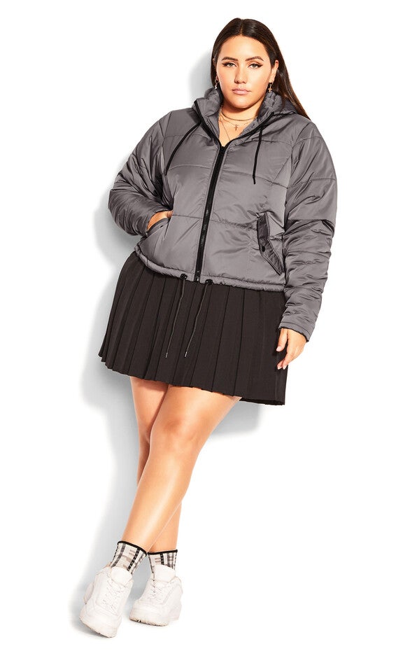 Streetwise Puffer Jacket - platinum, GREY, alternate image number null
