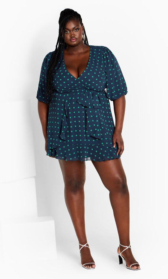 Keily Print Dress - green, GREEN, alternate image number 2