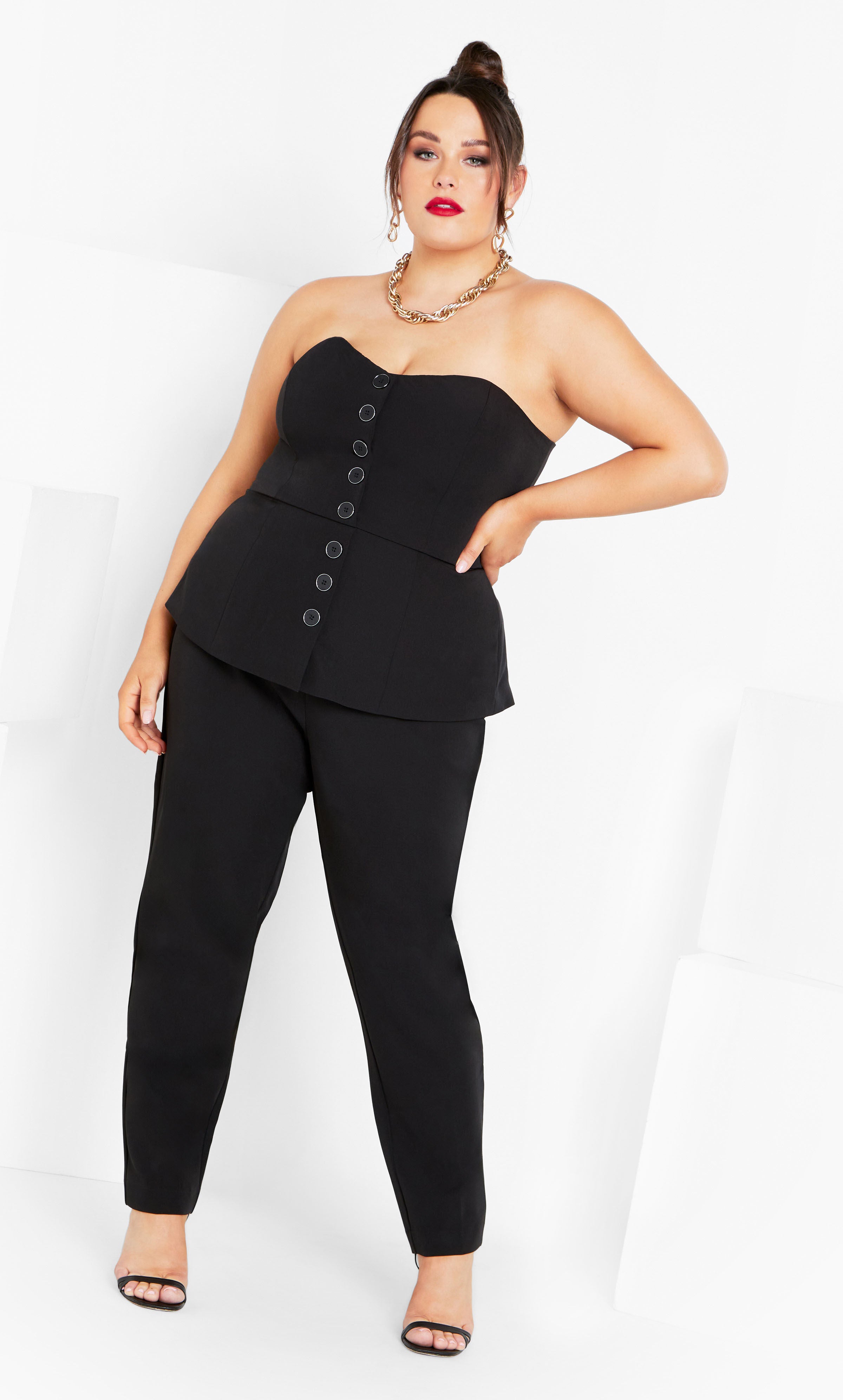 Emma Jumpsuit - black, BLACK, alternate image number 2