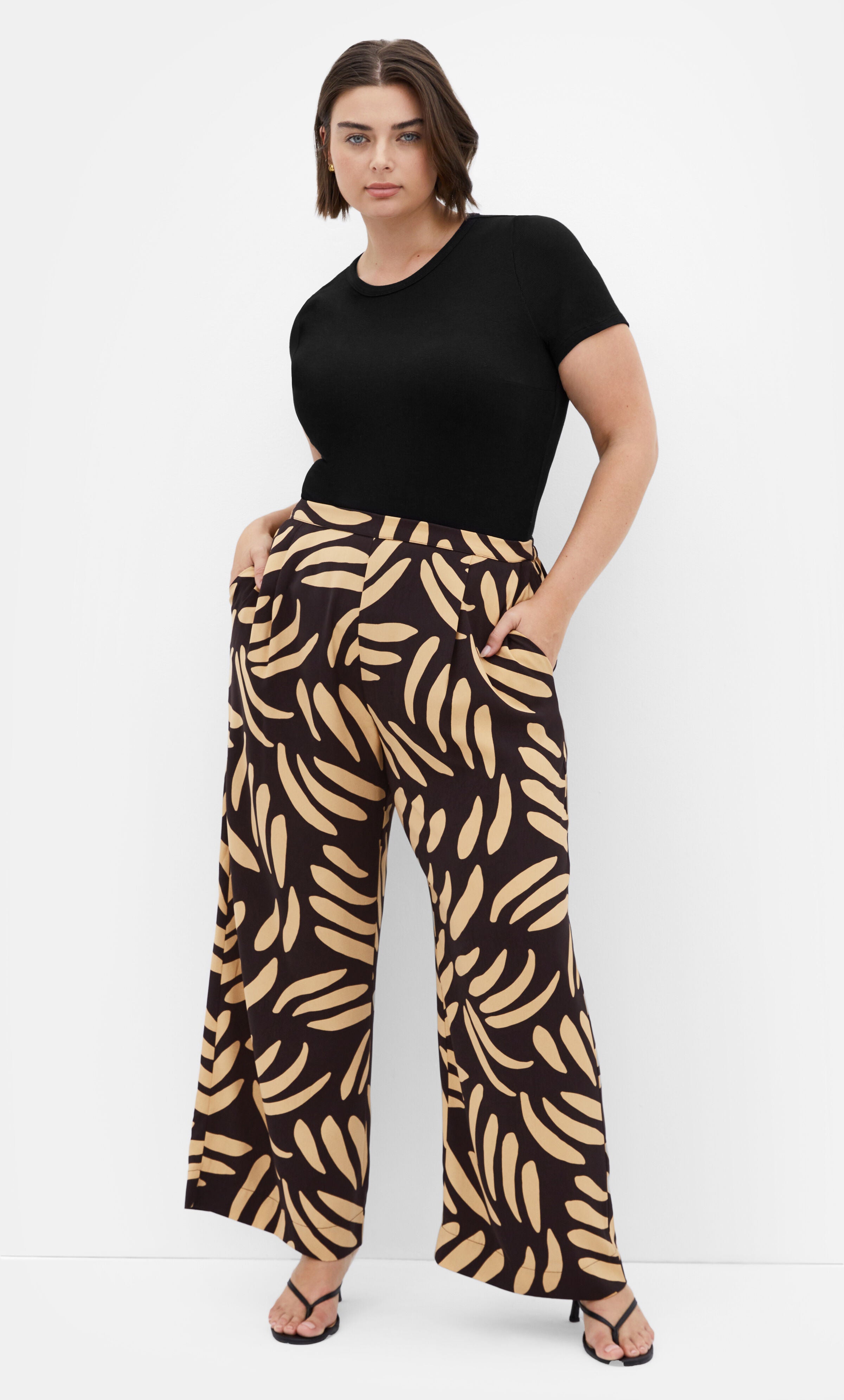 Aspyn Pant - black, BLACK, hi-res image number 0