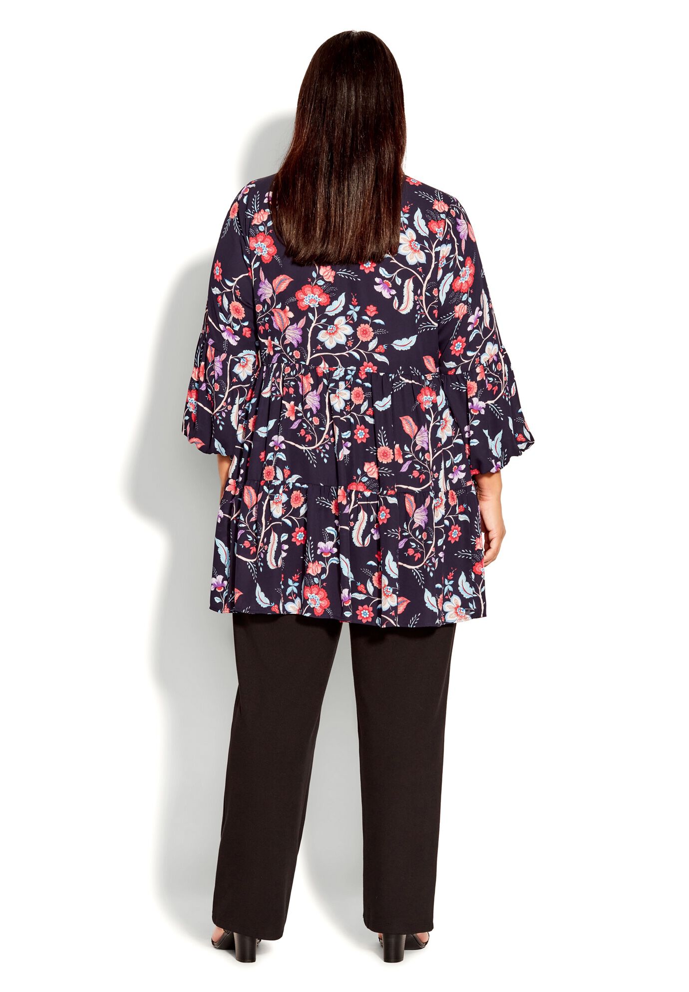 Enchant Print Tunic, ENCHANTED FLORAL, alternate image number 3