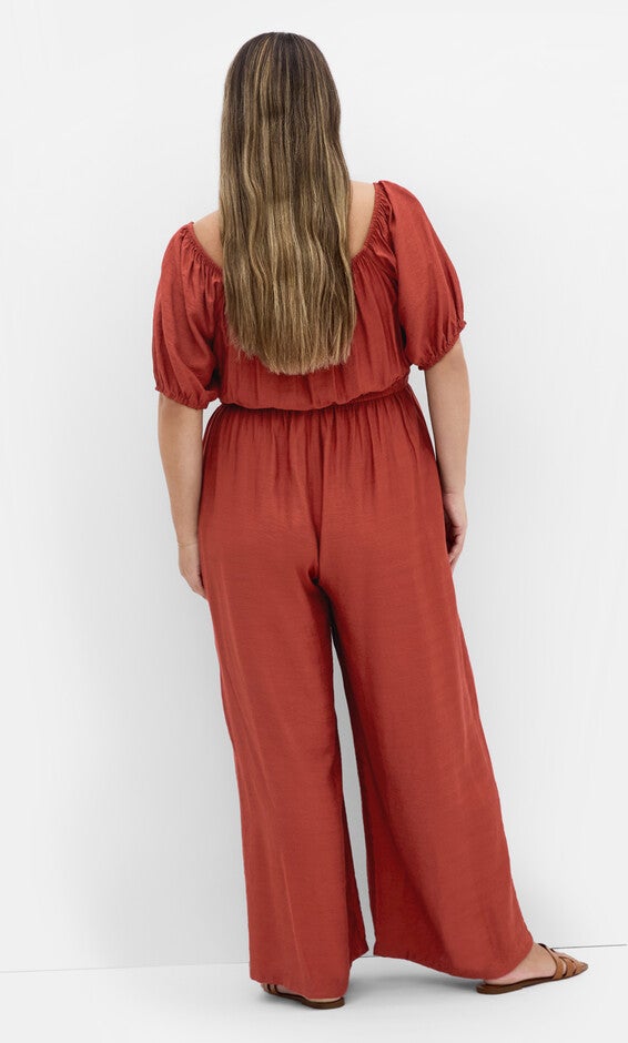 Erica Jumpsuit - cinnamon, BROWN, alternate image number null
