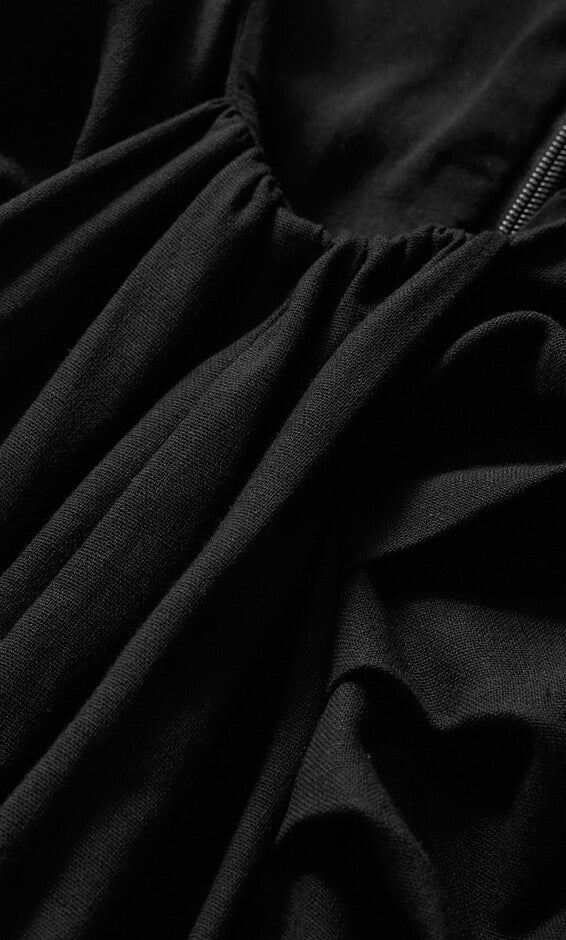 April Maxi Dress - black, BLACK, alternate image number 5