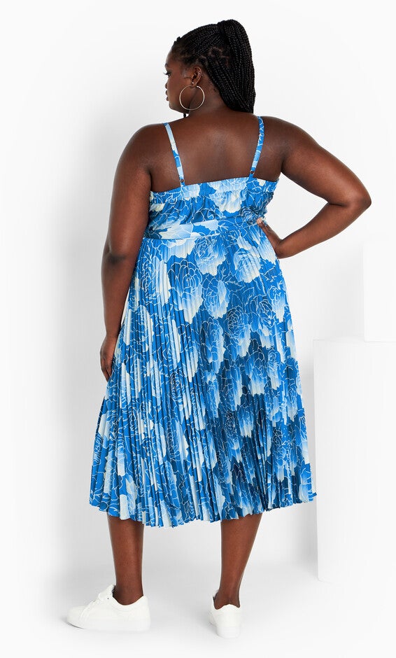 Jayda Print Dress - soft blue, SOFT, alternate image number 2