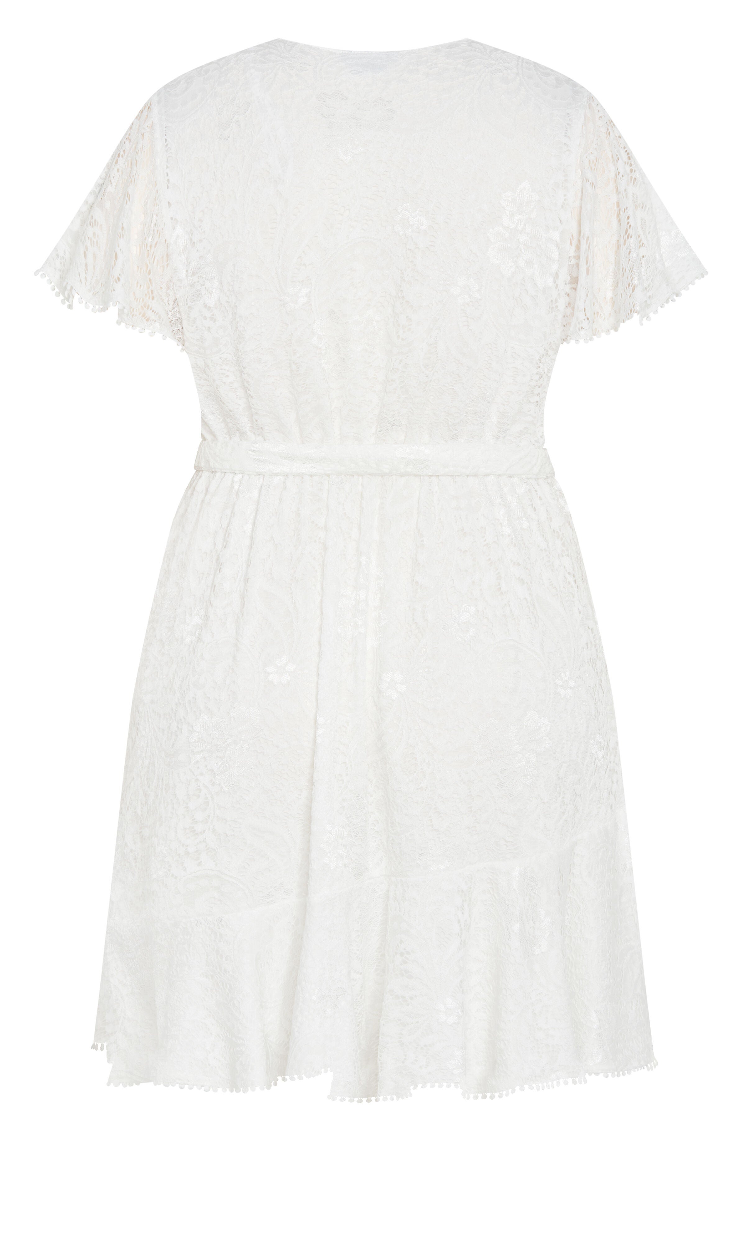 Sweet Lace Dress - ivory, WHITE, alternate image number 4