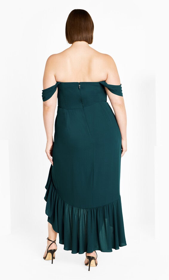 Rosabella Maxi Dress - emerald, GREEN, alternate image number null