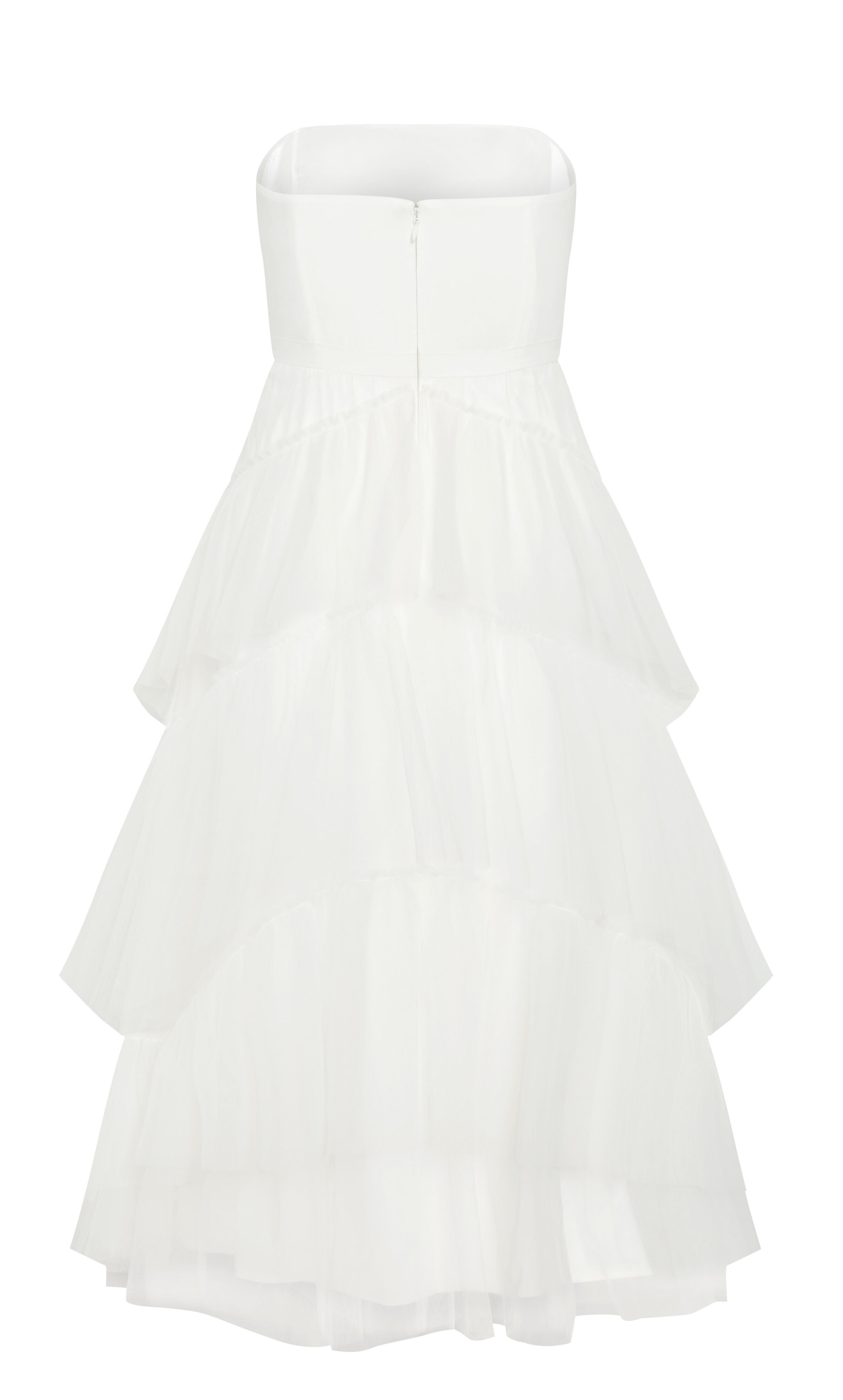 Sweetheart Tulle Maxi Dress - coconut, WHITE, alternate image number 4