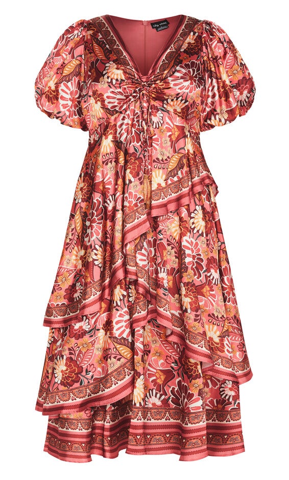 Drama Queen Dress - rose, RED, alternate image number 3