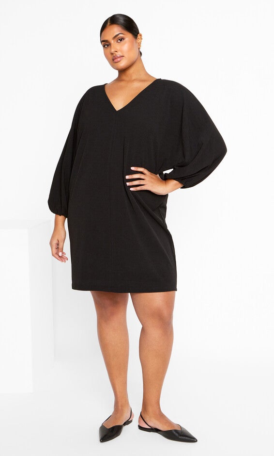 Lilia Dress - black, BLACK, alternate image number 4