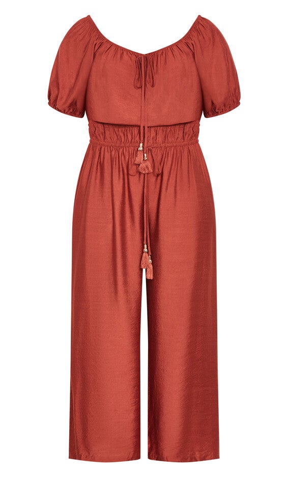 Erica Jumpsuit - cinnamon, BROWN, alternate image number null