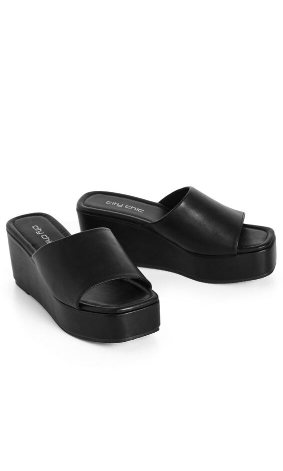 WIDE FIT Slidey Platform - black, BLACK, alternate image number 5