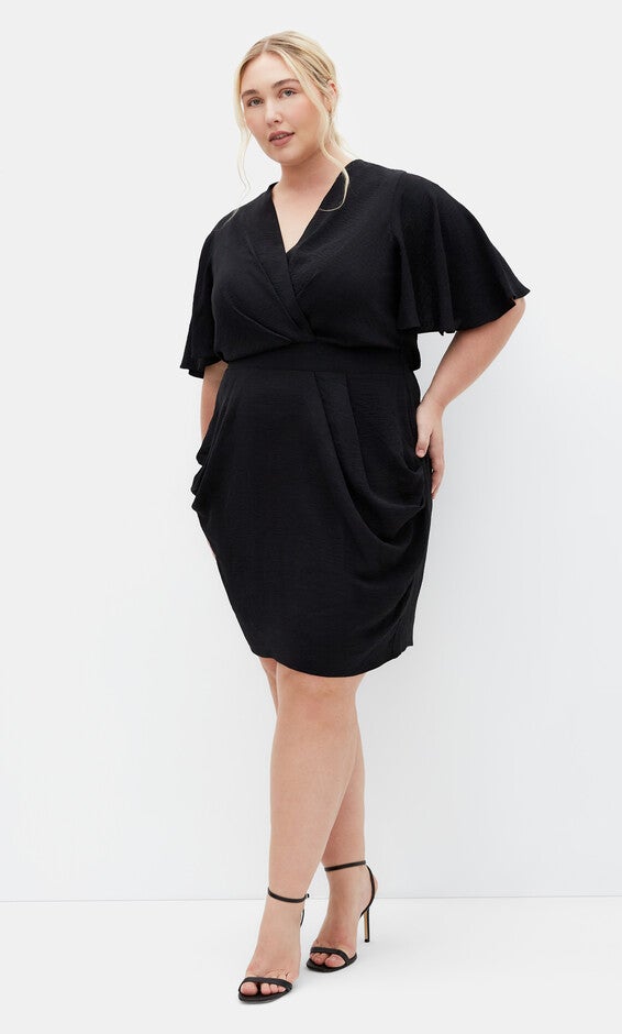 Braelynn Short Dress - black, BLACK, hi-res image number 0