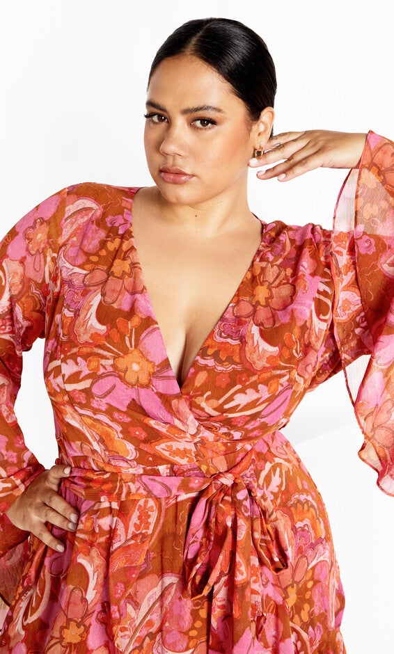 Lexi Dress - orange, FREEHAND, alternate image number null