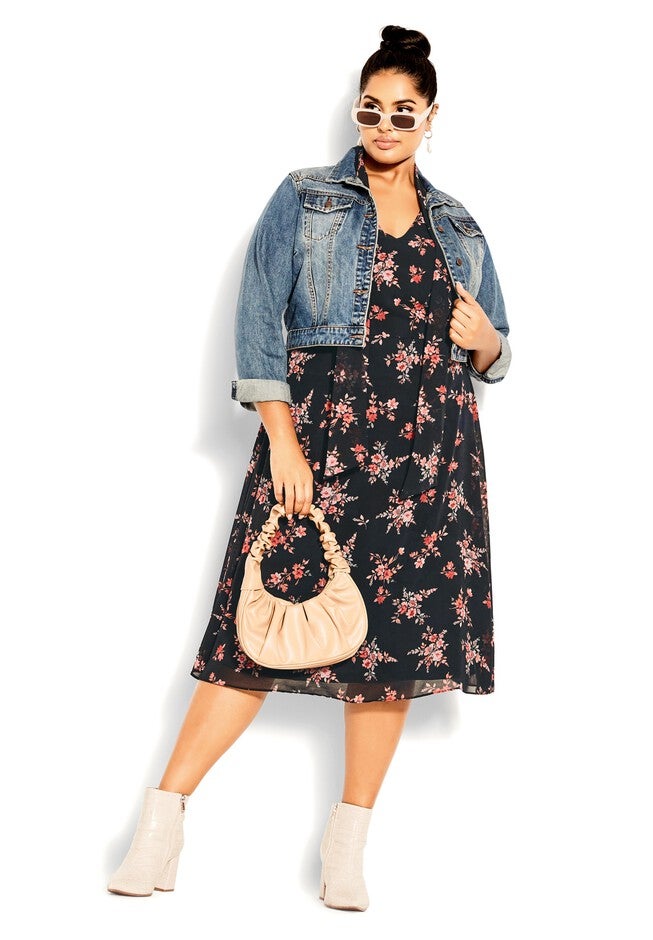 Alexandra Dress - black, BLACK, on-hover image number 1