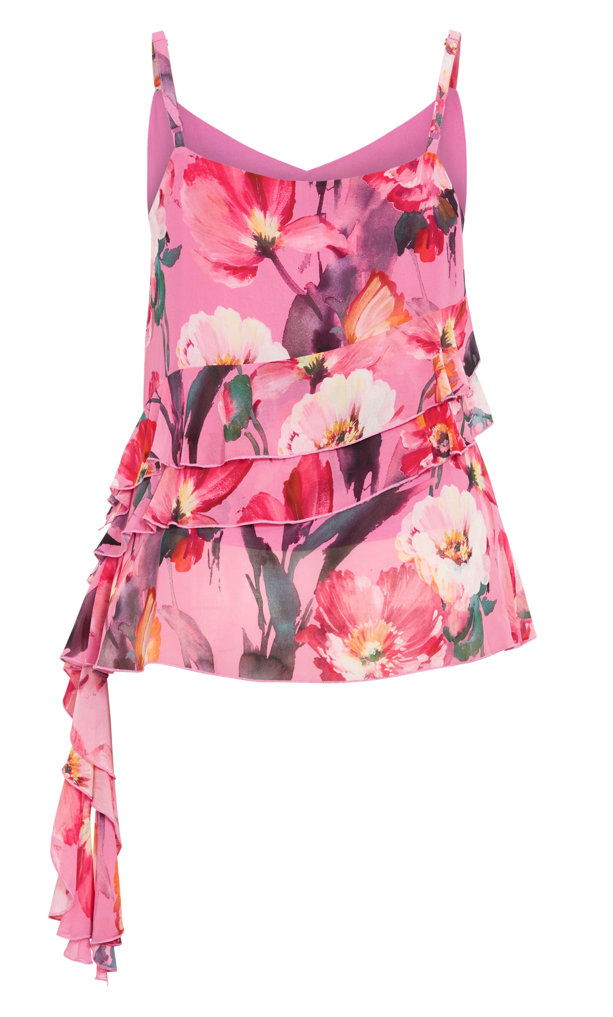 Lovers Lane Print Top - pink, PINK, alternate image number 5
