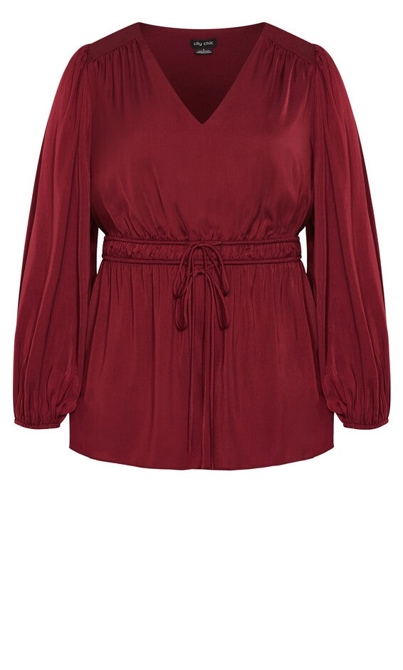 Aubree Shirt - cabernet, RED, alternate image number 5