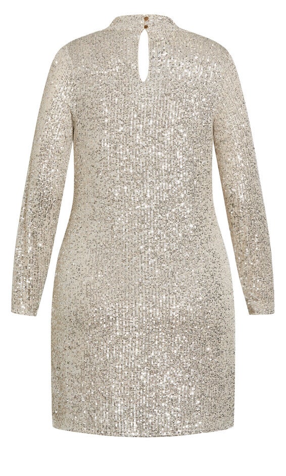 Glowing Dress - beige, NUDE, alternate image number null