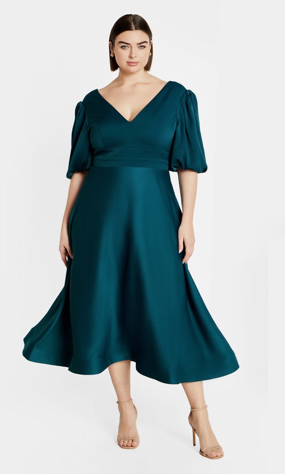 Lula Dress - teal, TEAL, hi-res image number 0
