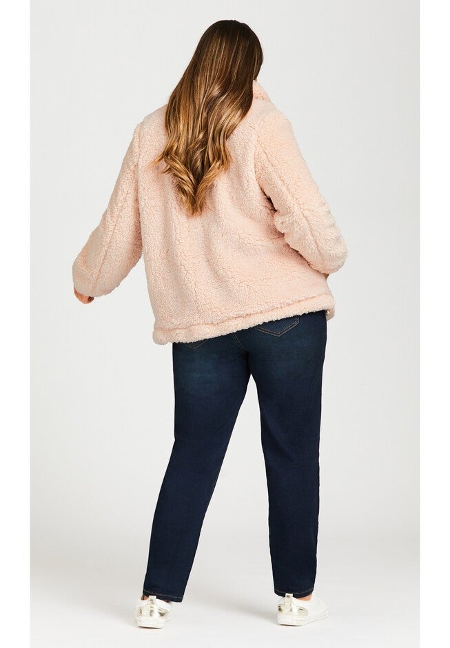 Sketchers Cozy Fleece Reversible Jacket, PINK, alternate image number null