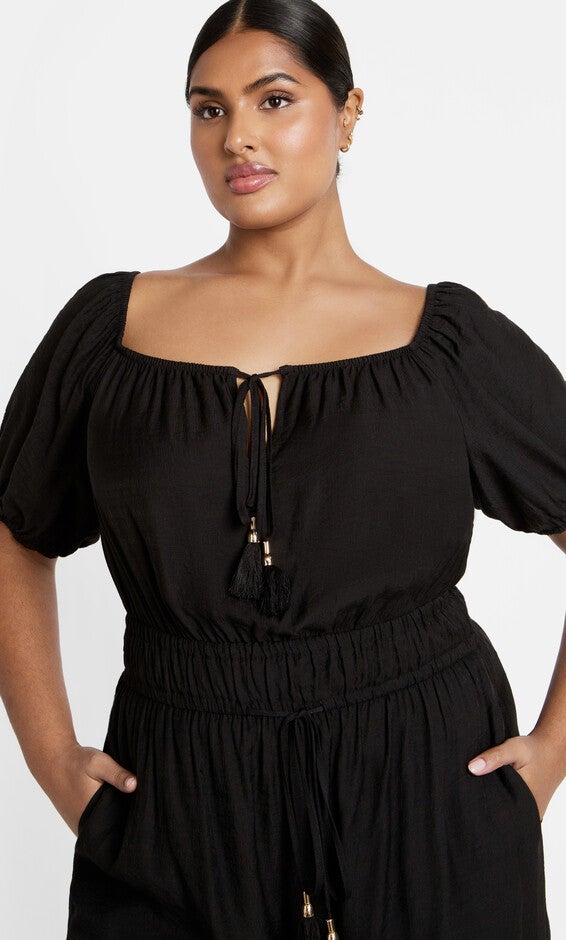 Erica Jumpsuit - black, BLACK, alternate image number null