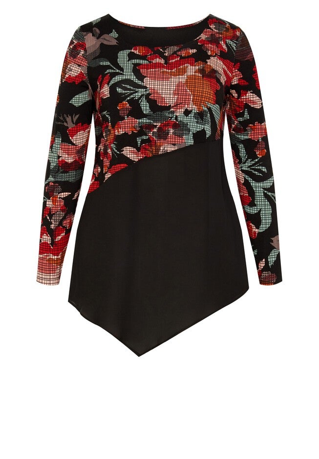 Carla Top, SHADOW FLORAL, alternate image number 2