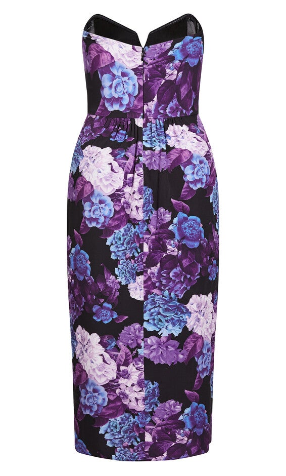 Hydrangea Maxi Dress - black, BLACK, alternate image number null
