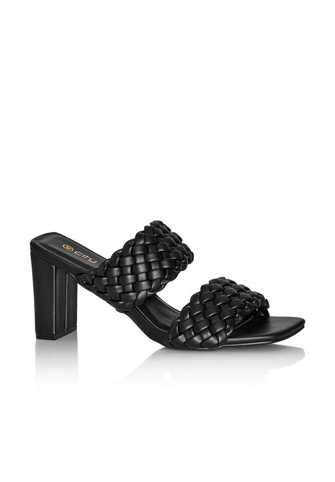 WIDE FIT Aura Mule - black, BLACK, on-hover image number null