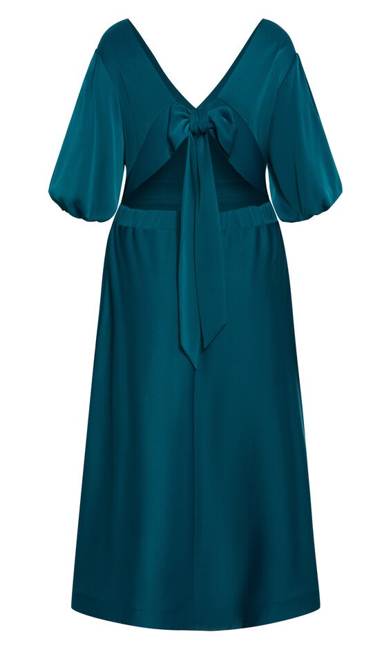 Lula Dress - teal, TEAL, alternate image number 4