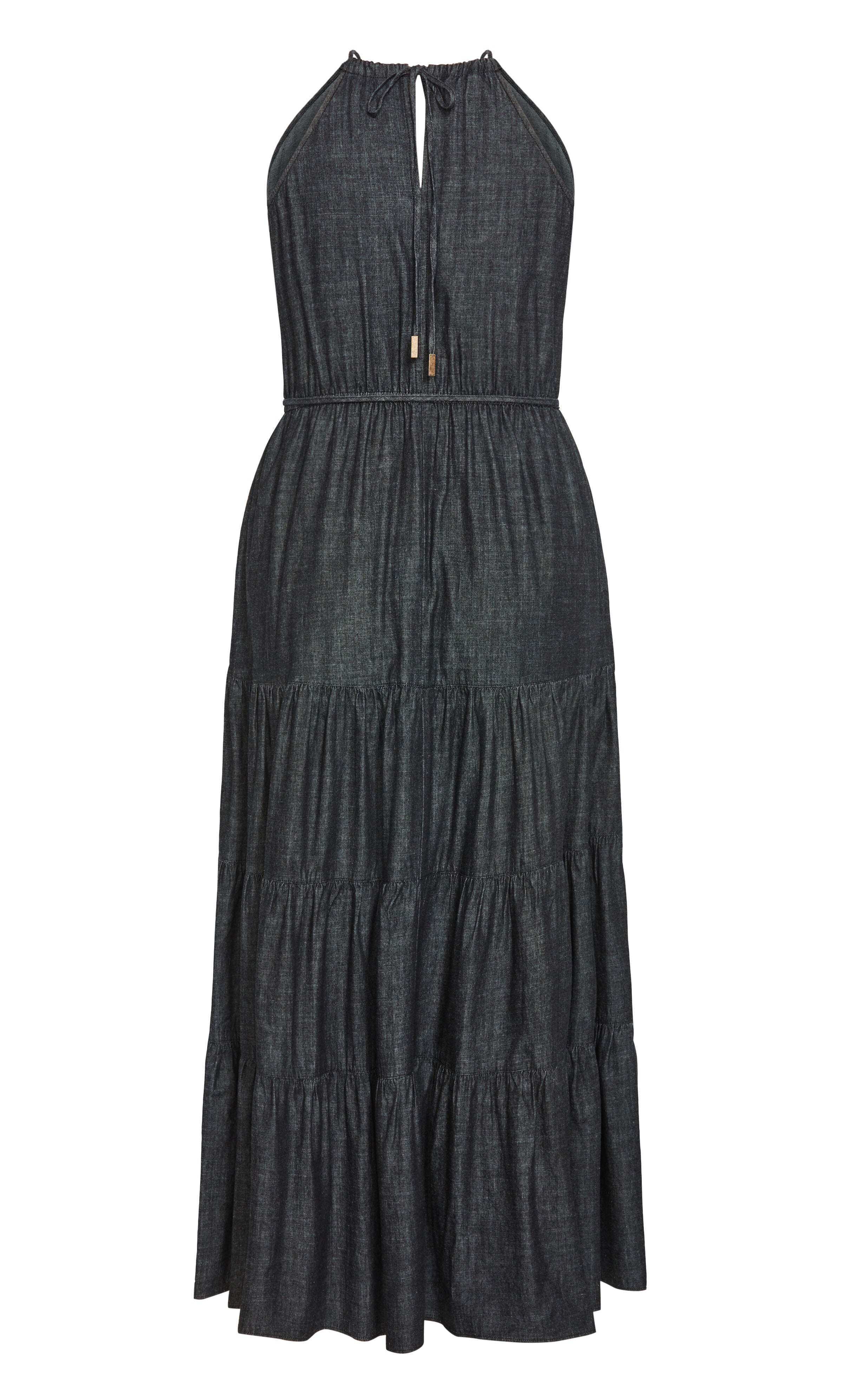 Hamptons Tier Maxi Dress - black, BLACK, alternate image number 5