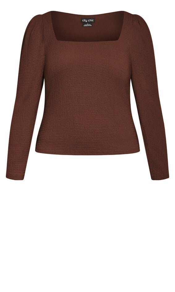 Mysteria Top - chocolate, BROWN, alternate image number 3