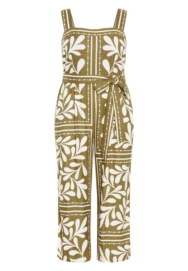 Modern Muse Jumpsuit - juniper, GREEN, alternate image number null