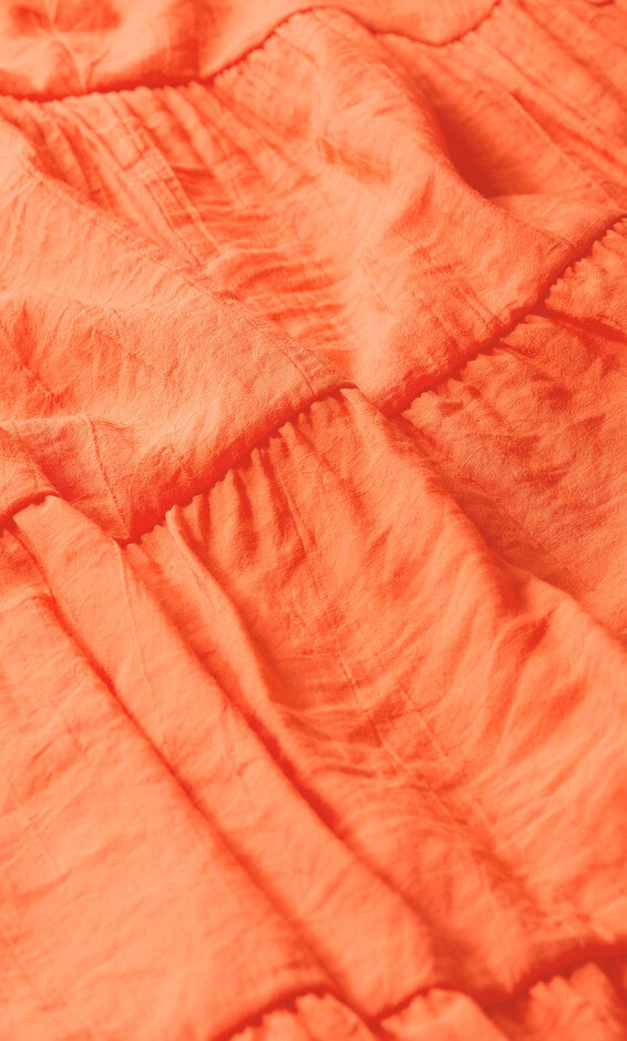 Kara Dress - tangerine, ORANGE, alternate image number 4