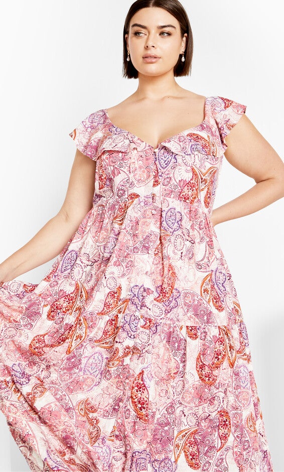 Blushing Beauty Maxi Dress - blush, BLUSH, hi-res image number 0