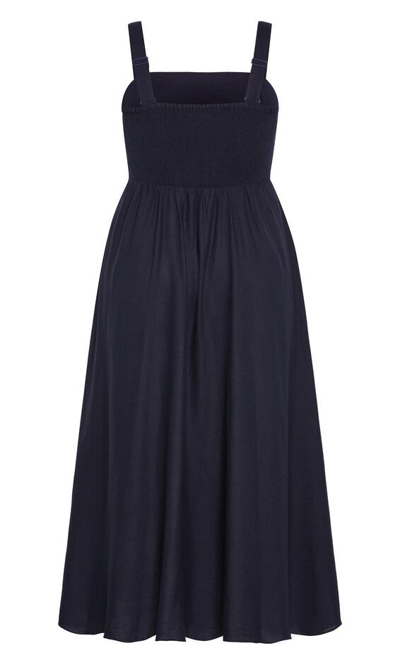 Collins Maxi Dress - navy, BLUE, alternate image number null