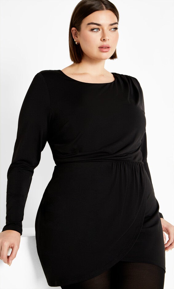 Kasey Dress - black, BLACK, alternate image number 1