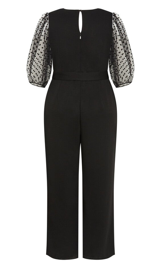 Asher 3/4 Jumpsuit - black, BLACK, alternate image number 4