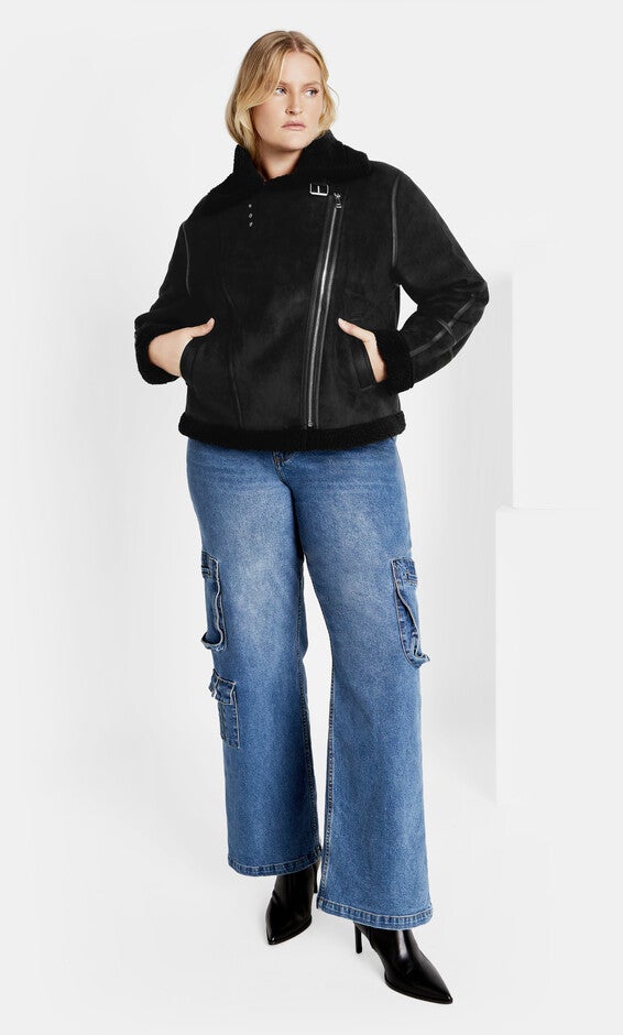 Sherpa Hunter Jacket - black, BLACK, alternate image number null