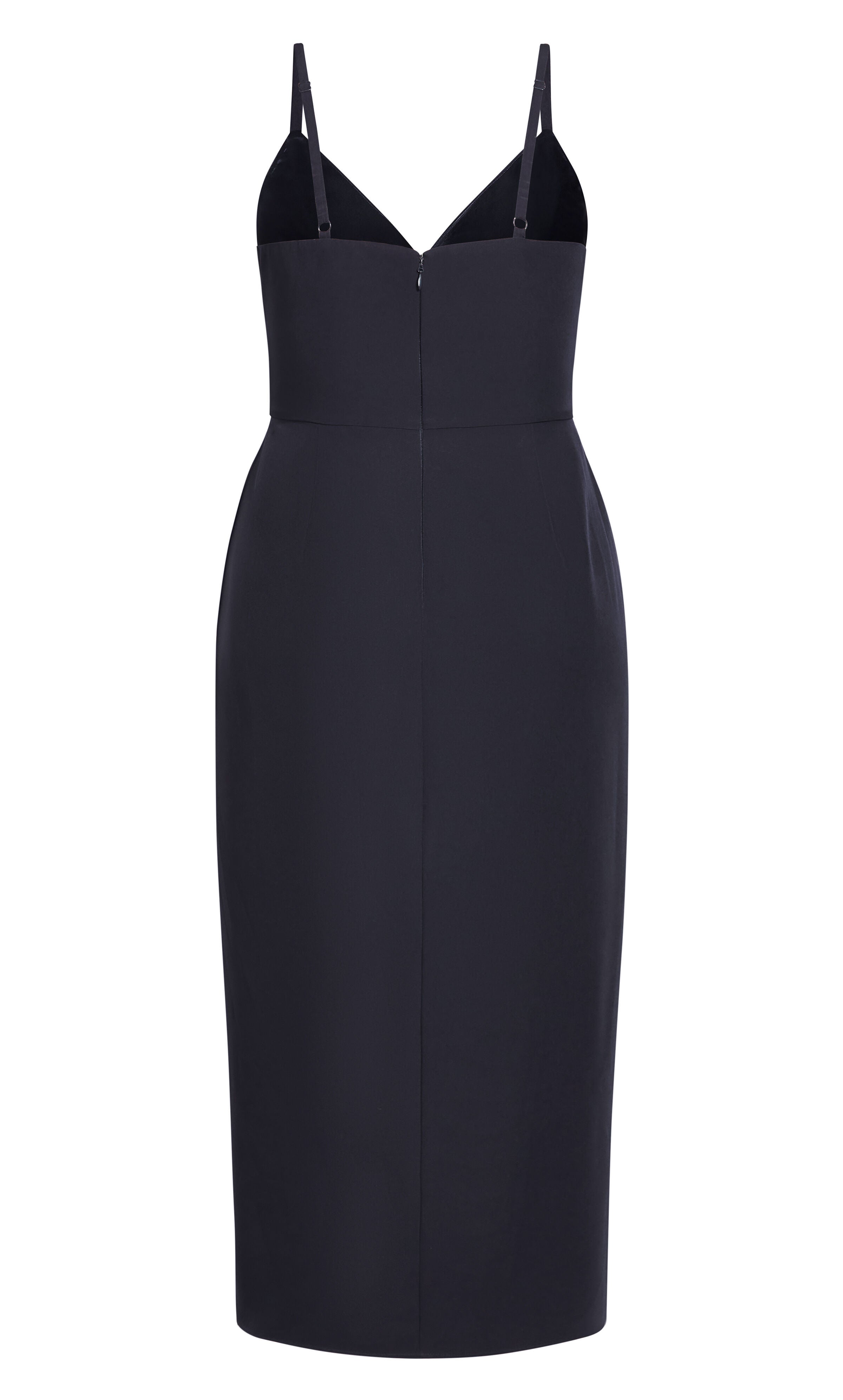 Love Affair Midi Dress - dark navy, DENIM, alternate image number 9