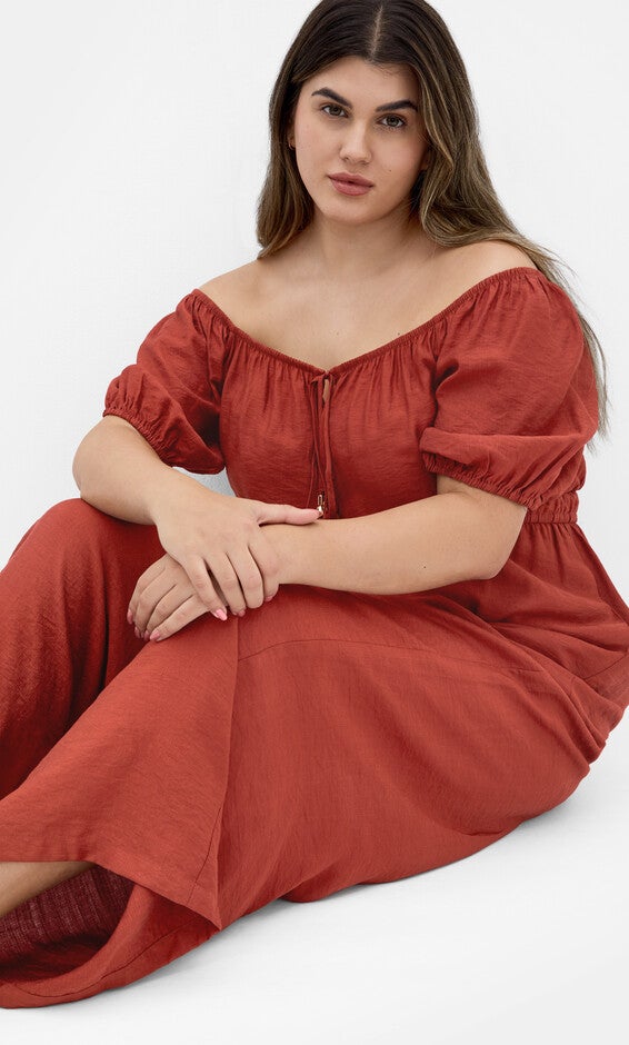 Erica Jumpsuit - cinnamon, BROWN, alternate image number null