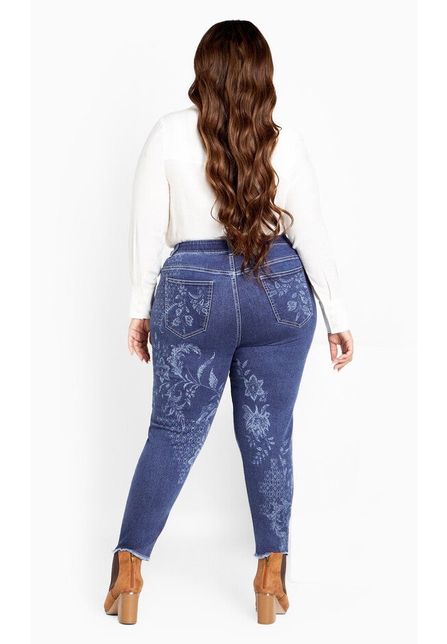 Demi Skinny Jean, MID WASH, alternate image number null