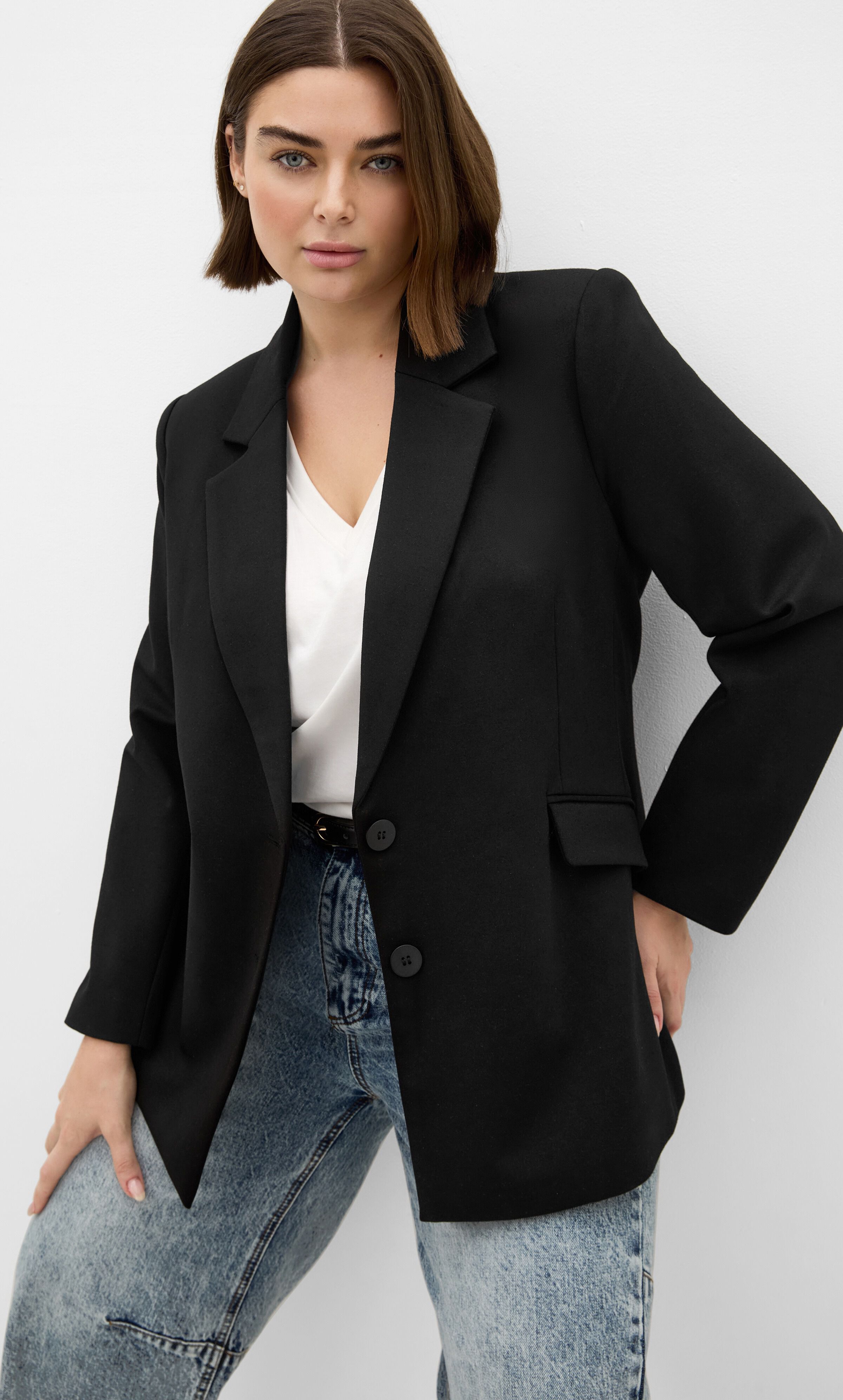 Galactic Ponte Blazer, BLACK, hi-res image number 0