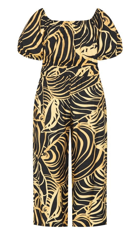 Erica Swirl Jumpsuit - black, GREEN, alternate image number null