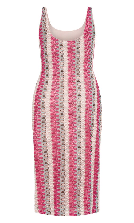 Leilani Stripe Dress - pink, ORANGE, alternate image number 5